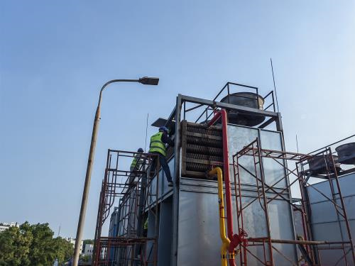 50噸工業(yè)冷卻塔需要多大水池